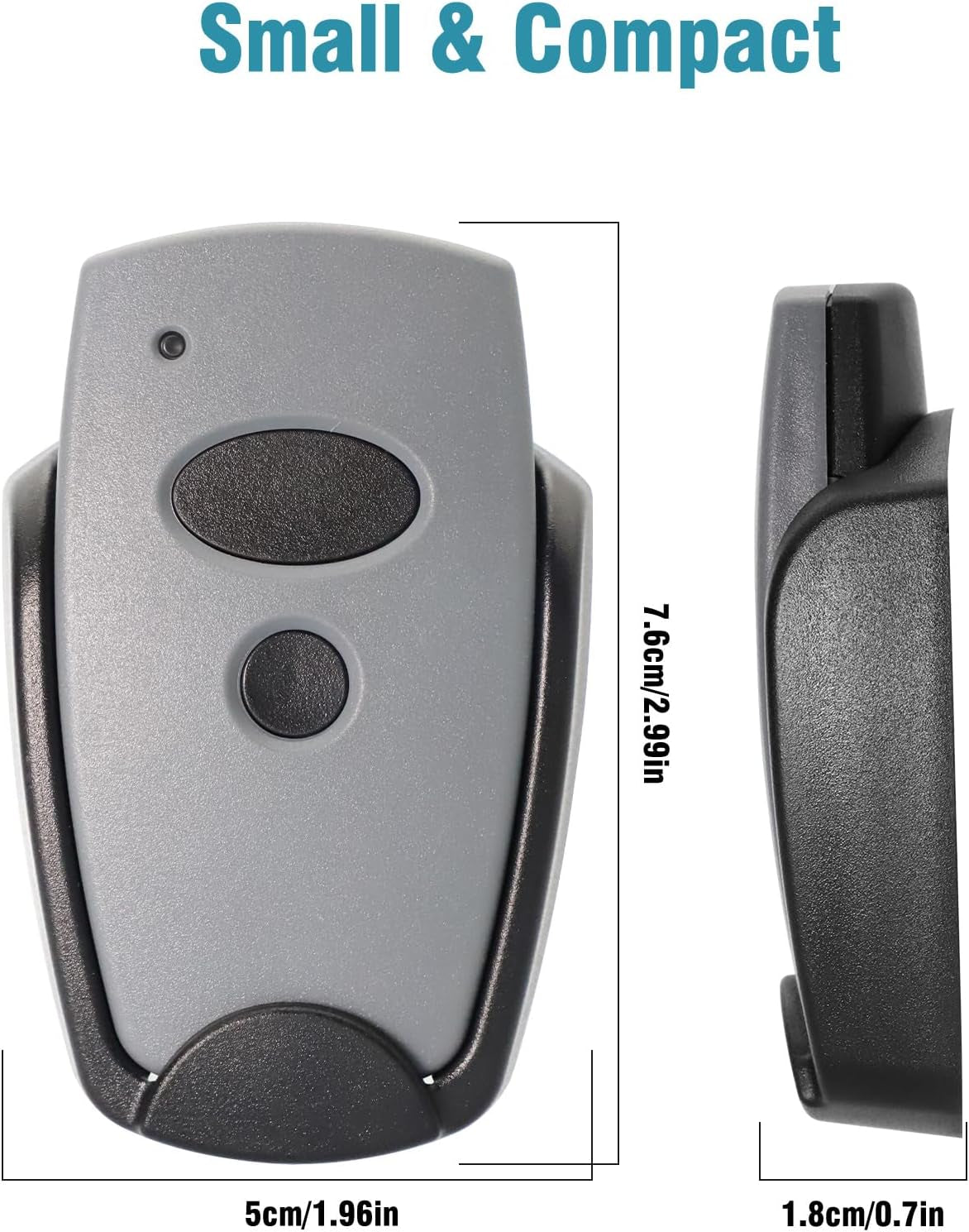 Apriporta Garage, 3 Pezzi, Telecomando per Porta Del Garage, Compatibile Con 868 Mhz Marantec Digital 302,304,382,384,313,321,323, Telecomando 131