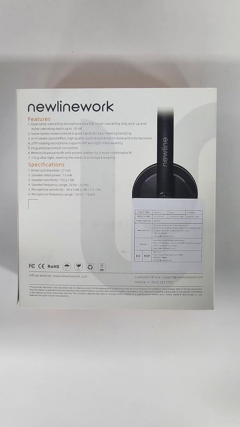 Cuffie per PC Con Microfono USB Super Riduzione Rumore, Comfort Di Utilizzo Prolungato, Effetto Sonoro Hifi, Cavo Di 1,87 Metri, Headset