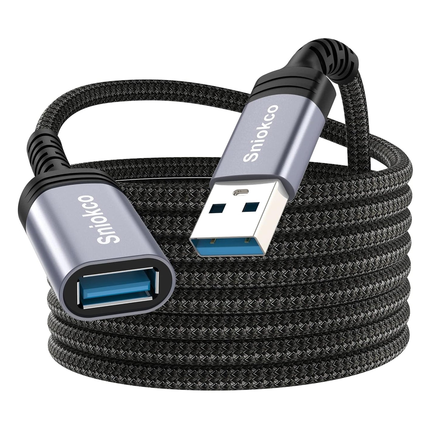 Cavo Prolunga USB 3.0 3M, Tipo a Cavo Di Prolunga Da Maschio a Femmina Trasferimento 5Gbps, Compatibile Con Tastiera, Mouse, Gamepad, Unità Flash, Disco Rigido, Playstation, Stampante E Altro