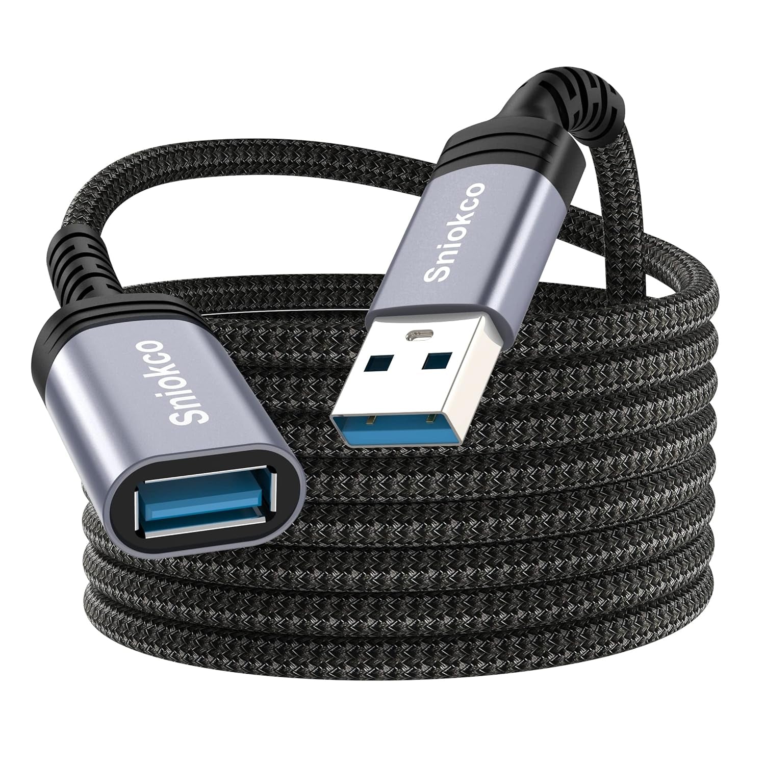 Cavo Prolunga USB 3.0 3M, Tipo a Cavo Di Prolunga Da Maschio a Femmina Trasferimento 5Gbps, Compatibile Con Tastiera, Mouse, Gamepad, Unità Flash, Disco Rigido, Playstation, Stampante E Altro