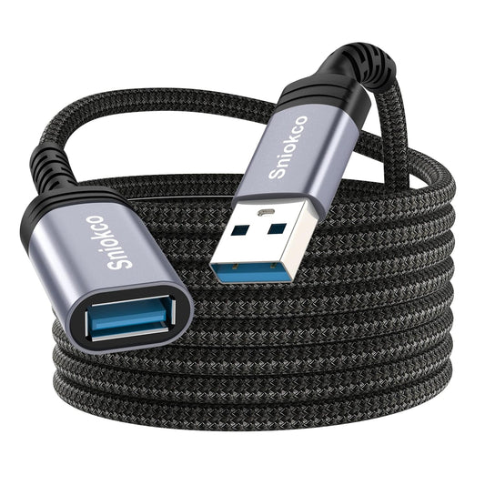 Cavo Prolunga USB 3.0 3M, Tipo a Cavo Di Prolunga Da Maschio a Femmina Trasferimento 5Gbps, Compatibile Con Tastiera, Mouse, Gamepad, Unità Flash, Disco Rigido, Playstation, Stampante E Altro