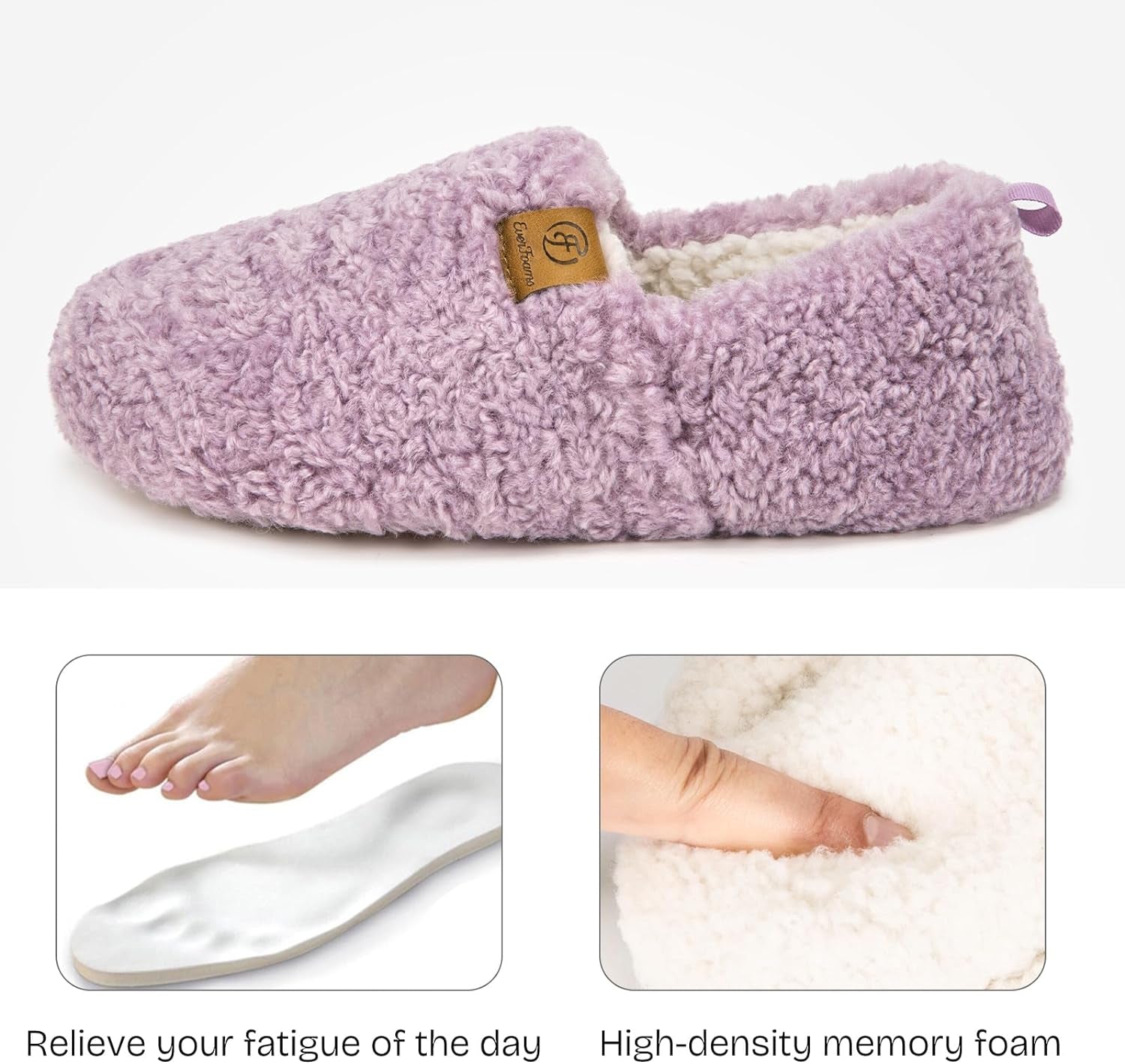 Alpine Shearling - Pantofole Da Donna in Memory Foam
