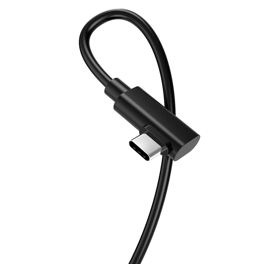 Cavo Da USB C a USB C 3.2 Gen 1, Cavo Di Ricarica E Trasferimento Dati Di Tipo C a 90 Gradi per Sony Alpha 1 A7C A7SIII A7RIV A7III A7RIII Canon EOS R5 R6 R RP G5X Mark II G7X Mark III Fuji XT3 XT4, 5