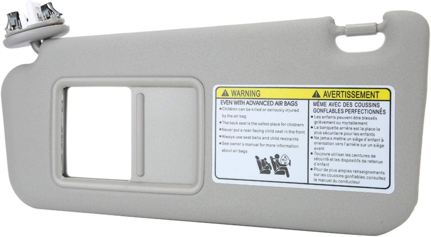 Parasole Sostituzione per Auto, Parasole Lato Guida Sinistro 74320 42501 B2 Ricambi Sostituzione per Camion Sostituzione per Auto Adatti Sostituzione per 2006 2009 Grigio