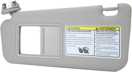 Parasole Sostituzione per Auto, Parasole Lato Guida Sinistro 74320 42501 B2 Ricambi Sostituzione per Camion Sostituzione per Auto Adatti Sostituzione per 2006 2009 Grigio