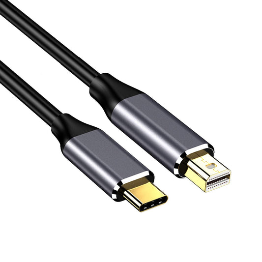 Cavo Da USB Type-C Maschio a Mini Displayport, Cavo Di Conversione Video Da USB C a Mini DP 4K@60Hz Supporto Modalità Specchio Ed Estendo Dello Schermo, 1,8 M, Non-Bidirezionale