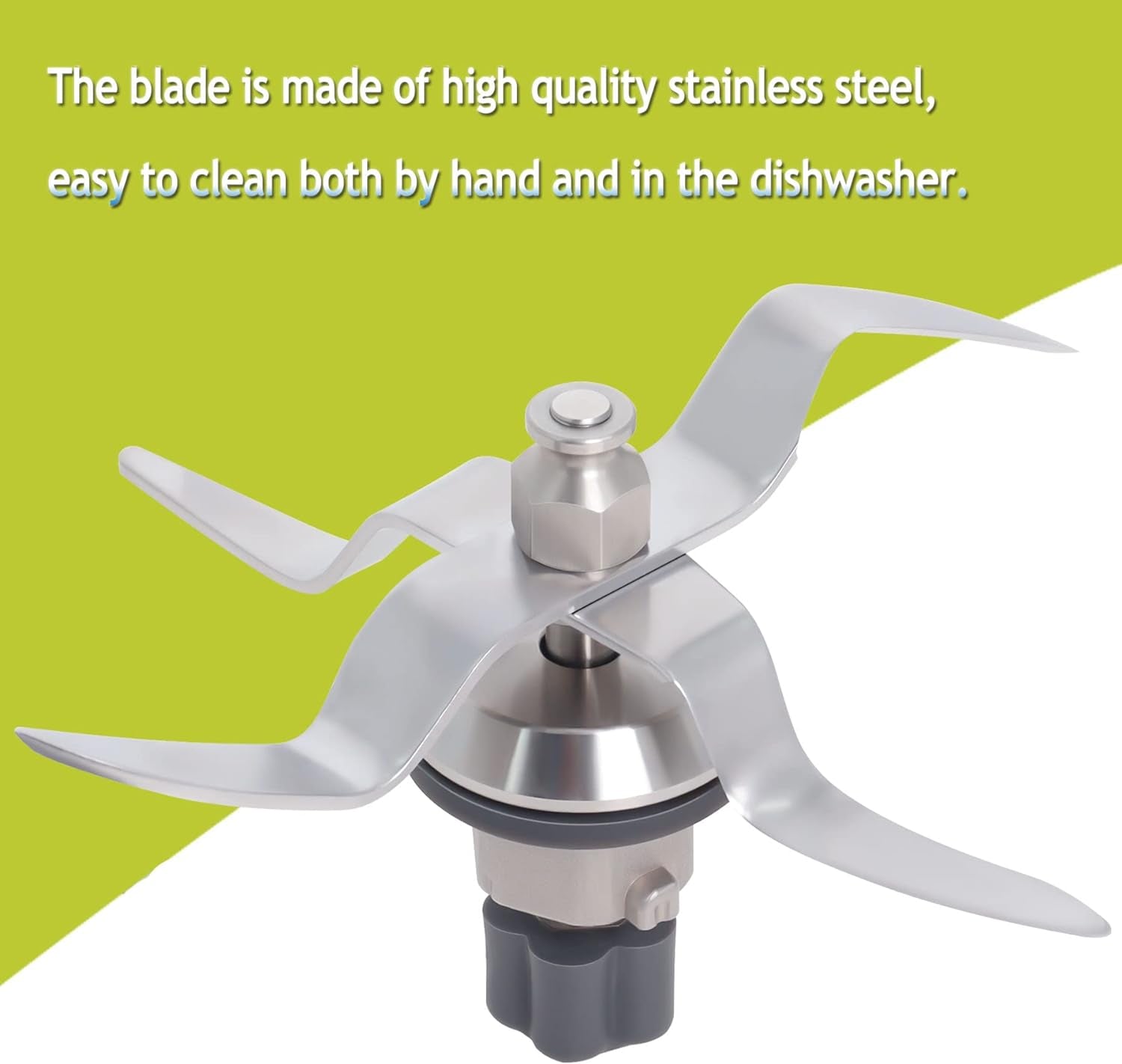 Lama Di Ricambio in Acciaio Inox Compatibile Con Silvercrest Monsieur Cuisine Connect Robot Da Cucina Con Guarnizione E Spazzola per Pulizia