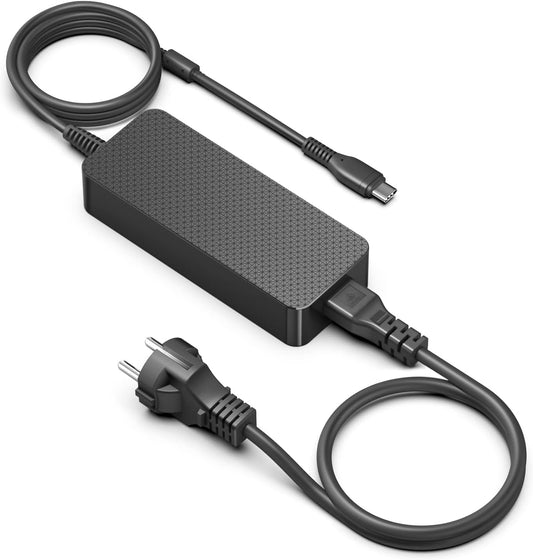 Alimentatore Di Rete USB C Da 100 W, per Macbook 2023, Macbook 70 W, A2743, Macbook Pro 16", 15", 14", Lenovo Yoga Thinkpad, Surface Pro 9, Surface Book 4, HP Acer Samsung ASUS Dell