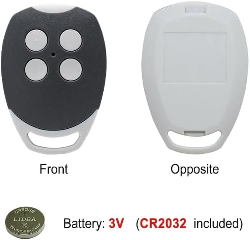 Telecomando per Cancelli, Telecomando per Porta Del Garage per Ditec 433,92 Mhz GOL4, BIXLG4, BIXLP2, BIXLS2, Telecomando Cancello a 4 Canali Sett Di 3