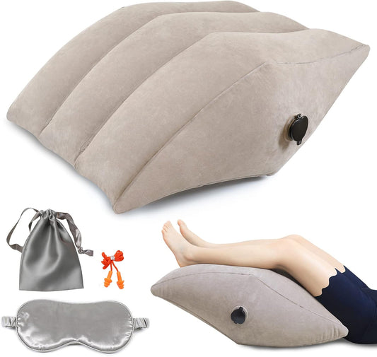 Cuscino per Le Vene per Le Gambe, Portatile, per Migliorare La Circolazione Sanguigna E Ridurre Il Gonfiore, per Donne Incinte, Operazioni E Atleti, Grigio
