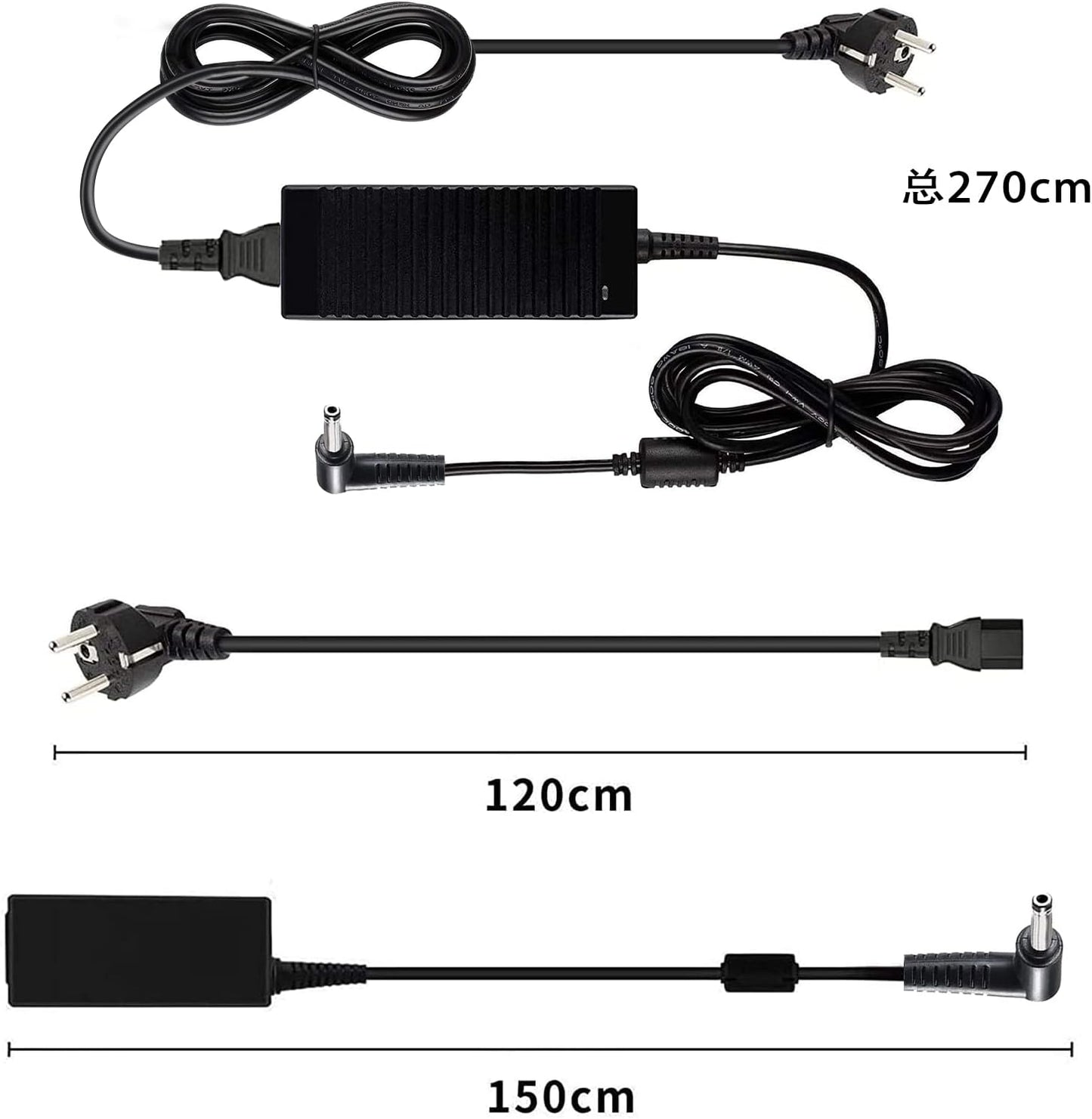 ® 33W 19V 1.75A Alimentatore Portatile Caricabatterie per Asus Zenbook X540S F553M X553M AC Adapter,Ux303 UX31 Notebook EUR Power Supply,Connettore:4.0 * 1.35Mm(Non Compatibile Con5.5 * 2.5Mm)