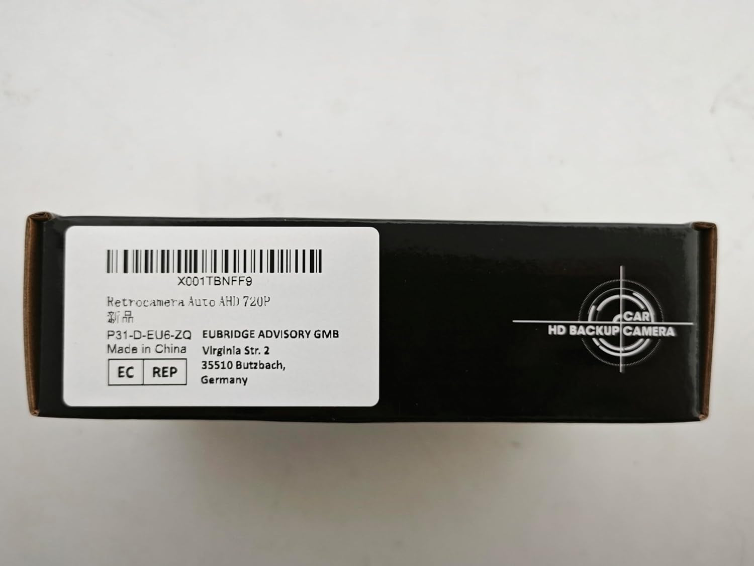 AHD 720P Retrocamera Auto 360° Regolabile Telecamera Auto Retromarcia 170° Grandangolare Visione Notturna IP69K Impermeabile Telecamera Posteriore Auto Supporto 12-24V per Auto/Camper/Suv/Van Assist
