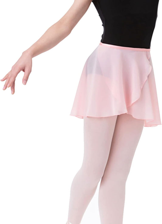 Gonnellino a Portafoglio Da Danza E Balletto in Chiffon per Bambini E Donna