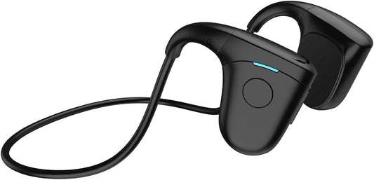 Cuffie Conduzione Ossea, Cuffie Running IPX6 Impermeabili, Auricolari Conduzione Ossea Bluetooth 5.3, Ricarica Type-C, Pieghevole, Leggero, Adatte per La Corsa,Il Ciclismo