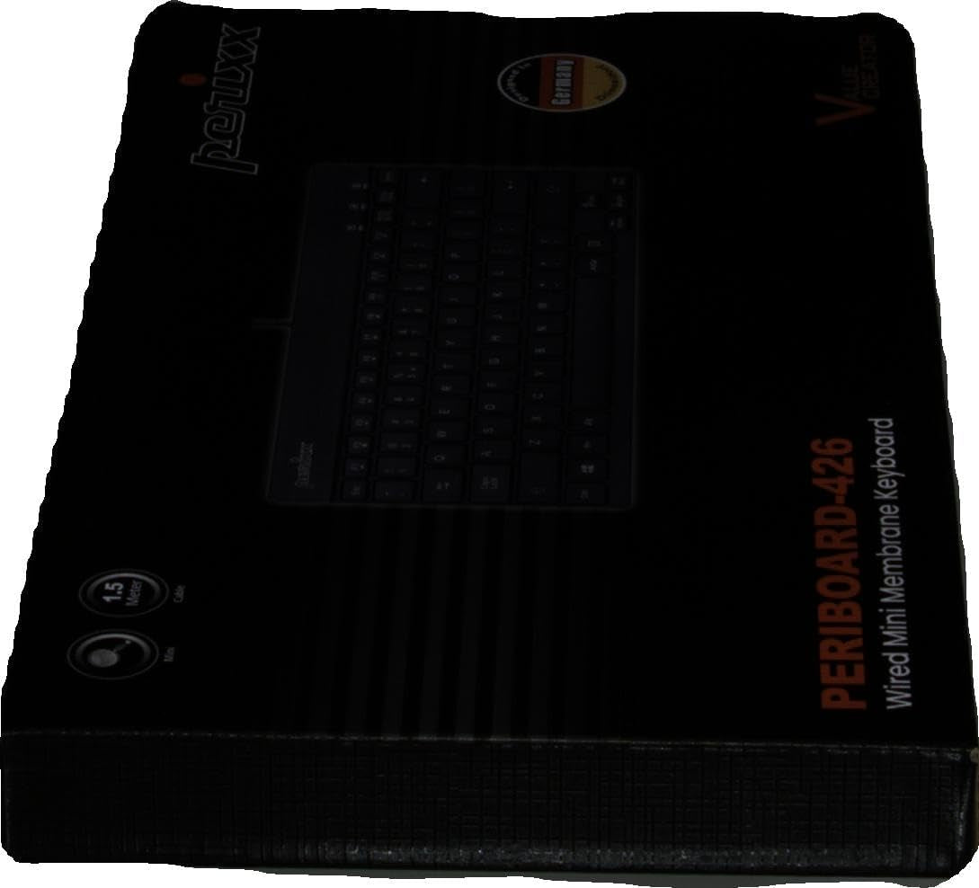 PERIBOARD-426 Mini Tastiera Con Cavo USB, Francese AZERTY, Nero