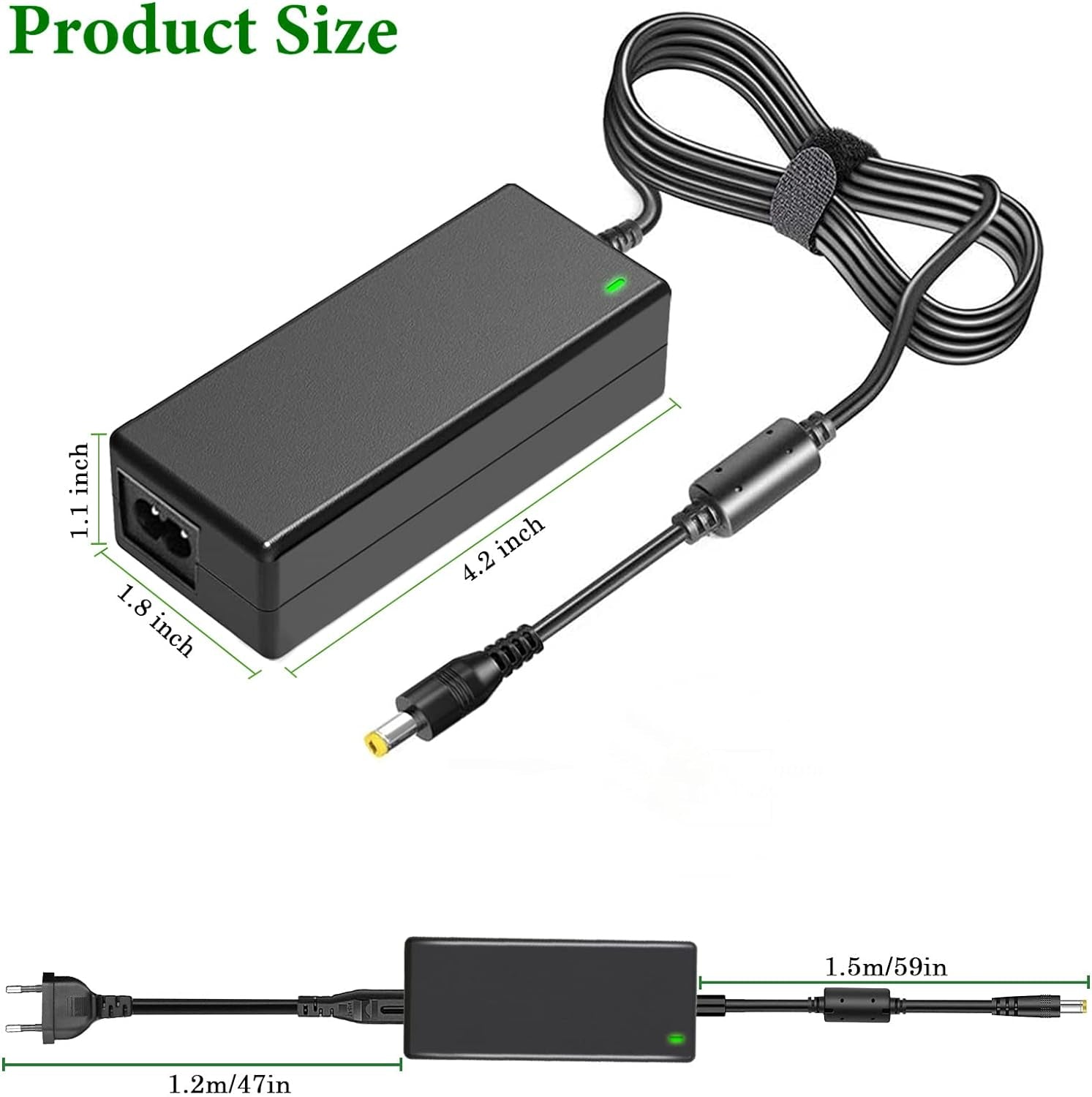 Cavo Di Alimentazione per Cyclette Peloton, Adattatore AC 12V 4.17A per Cyclette PLTN-RB1VO PLTN-RB1V1 PLTN-RB1VQ GEN 1 2 3 1A 2A 3A Generazione