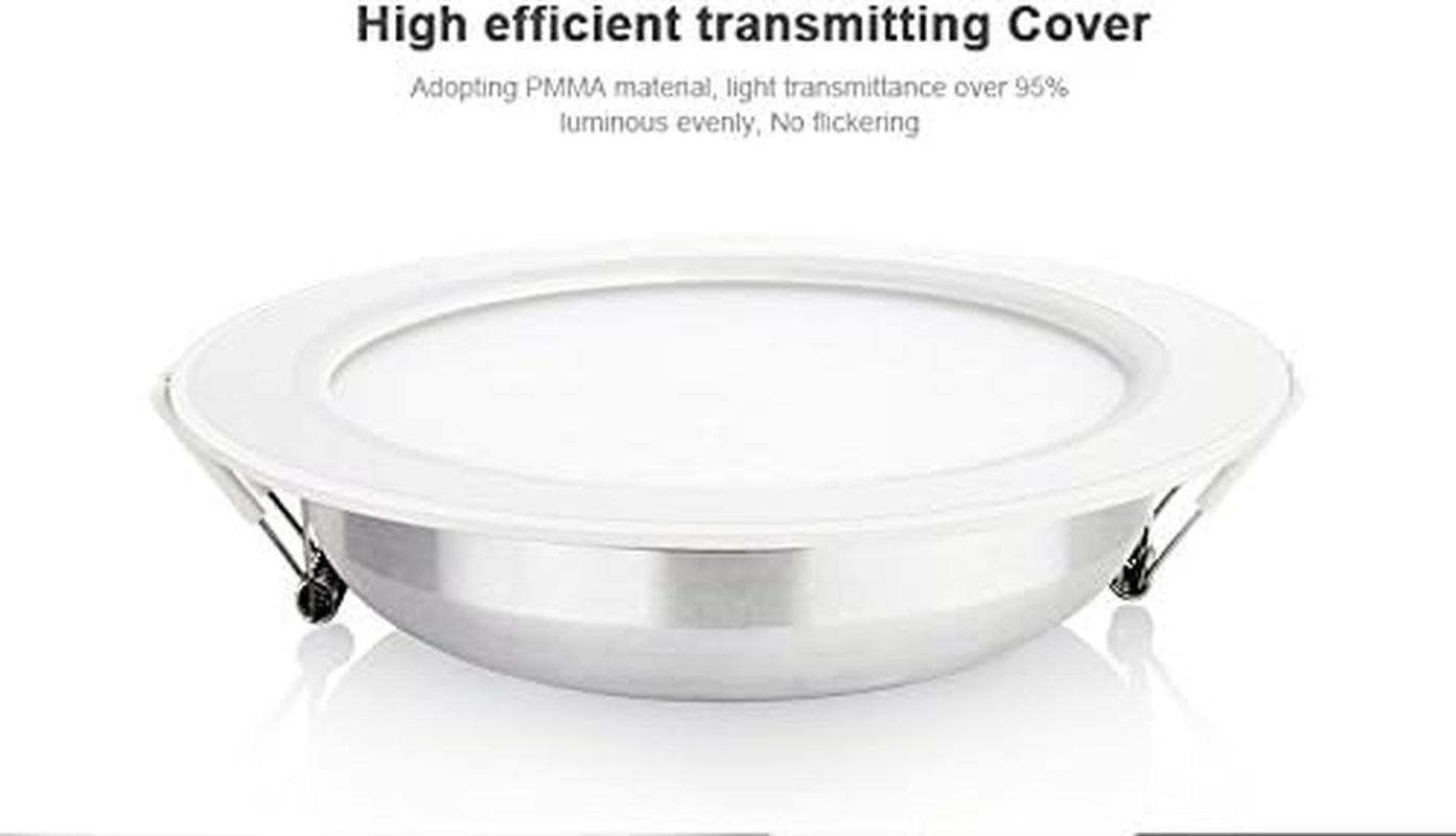 ®, Milight RGBCCT 12 WATTS LED DOWNLIGHT, Plafoniera, Smart Rf Attivato Touch Controllo Remoto Wifi Led Da Incasso 12W RGBCCT Led Da Incasso, FUT066