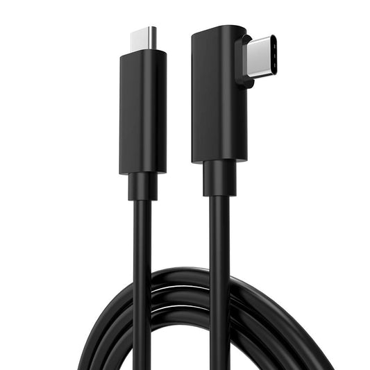 Cavo Da USB C a USB C 3.2 Gen 1, Cavo Di Ricarica E Trasferimento Dati Di Tipo C a 90 Gradi per Sony Alpha 1 A7C A7SIII A7RIV A7III A7RIII Canon EOS R5 R6 R RP G5X Mark II G7X Mark III Fuji XT3 XT4, 5