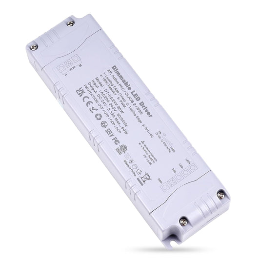 Trasformatore LED 24V 80W Dimmerabile, Triac & 0-10V&1-10V & PWM & Resistenza Da 100K, Alimentatore 24V 3.33A Di Tensione Costante, Driver LED AC 220V to DC Trasformatori Di Bassa Tensione