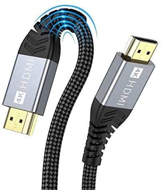 Cavo HDMI 5Metres, 4K 5M High Speed HDMI 2.0 Cavo 4K @ 60Hz 18Gbps Compatibile Con HD 1080P, HDR, High Speed with Ethernet, ARC, PS3/PS4, Xbox One/360, HDTV E Monitor