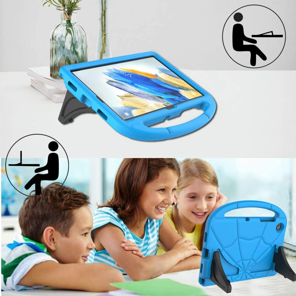 Custodia Bambini per Samsung Galaxy Tab A8 10.5 Pollici 2022, Custodia Leggera Antiurto per Bambini Con Impugnatura E Supporto per Tablet Galaxy A8 10.5 Pollici (SM-X200/X205/X207) - Blu