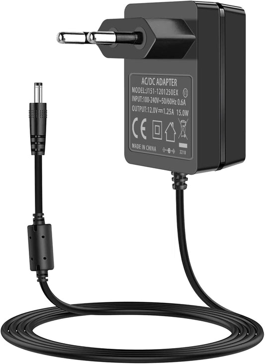 Adattatore Di Alimentazione Echo 15W Caricabatterie per Echo Dot (3Rd Gen), Echo Dot Con Orologio, Echo Show 5, Echo Spot, Fire TV Cube.