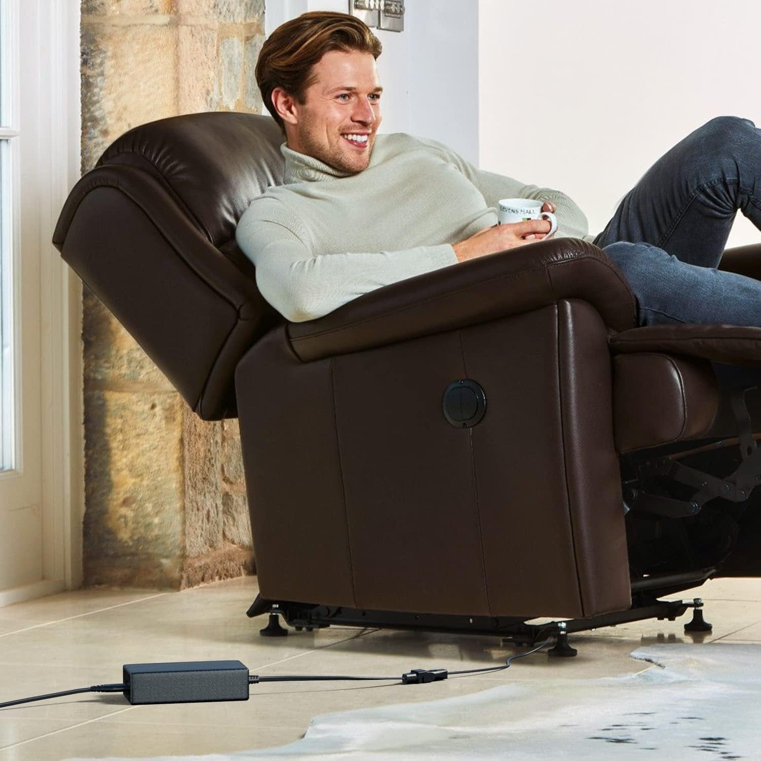Alimentatore Di Rete 29 V 2 a Power Recliner Adattatore  Elettrico Recliner Trasformatore per Divano Elettrico Recliner Divano Con Cavo AC Power Wall (Versione Universale per Tutti I