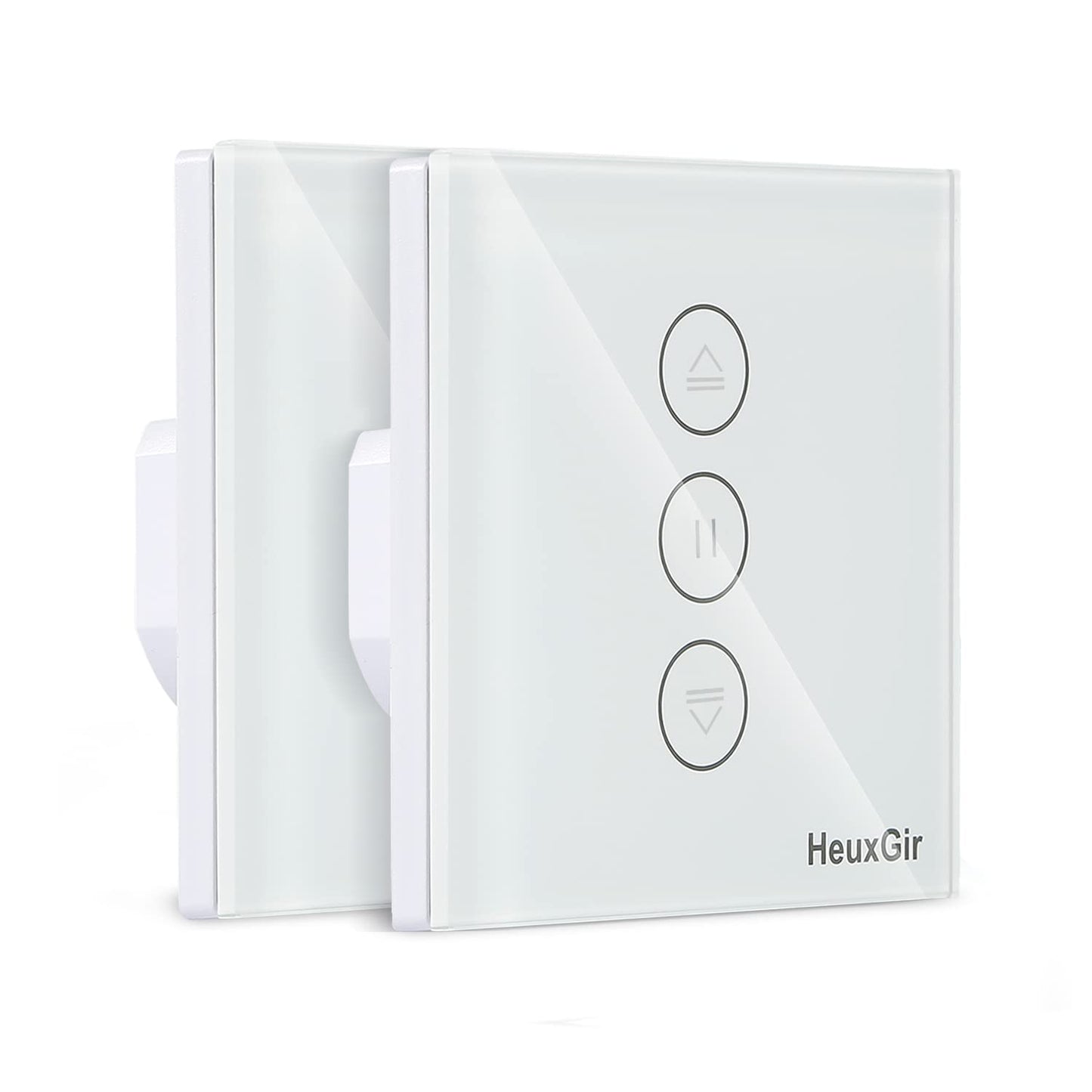 Interruttore Wi-Fi Intelligente per Tapparelle, Timer per Tapparelle, Con Funzione Percentuale, Richiede Conduttori Zero, Controllo Vocale, App Controllabile, 80 X 80 (802)