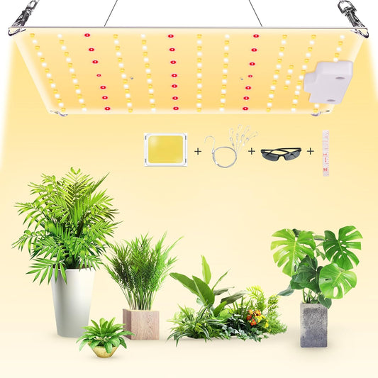 2023 Lampada per Piante, 500W LED Lampada per Piante Con IR, Lampade per Coltivazione Indoor Spettro Completo LED Coltiva Luce Piante Indoor Verdure E Fiori (3000K 5000K 660Nm 730Nm)