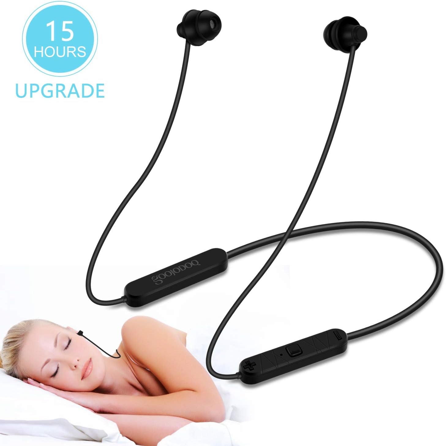 Cuffie per Dormire Bluetooth 5.0 Auricolari In-Ear Morbidi per Insonnia, Traversine Laterali, Palestra, Relax E Sport