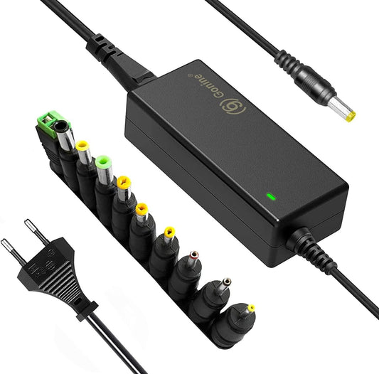 Gonine Alimentatore Switching 12V 5A 60W Adattatore CA Con Spina CC 5,5 X 2,1 Mm E Connettore Jack CC 11 PC per Strisce Luminose a Led, Monitor Del Computer E Altro