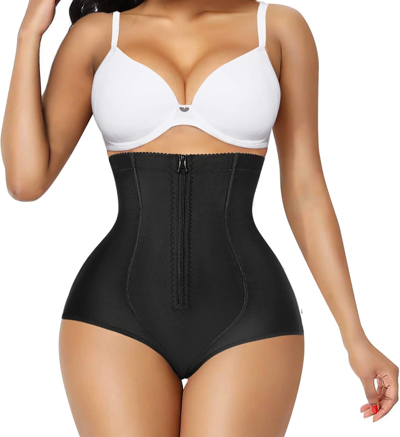 Mutandine Shapewear per Donna Butt Lifter Mutandine per Vita Trainer Body Shaper Hi-Waist Tummy Control Slim Smooth Panty