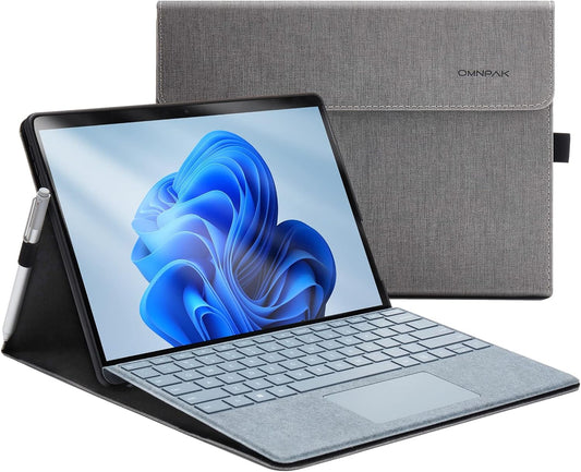 Custodia per Microsoft Surface Pro 8 (13 Pollici Surface Cover), Case Con Porta Penna, Compatibile Con Type Cover Keyboard