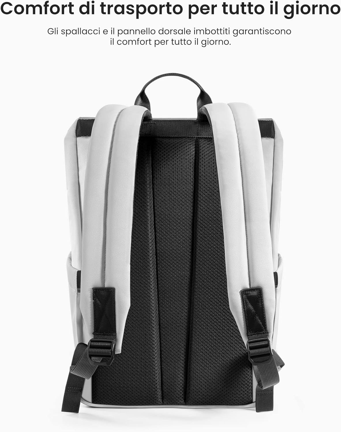 Zaino per PC Portatile, Zaino Sofisticato Daypack Con Scomparto per Computer Portatile 13-16 Pollici Macbook/Laptop, Zaino Con Patta Daypack per Uni Viaggio Lavoro Tempo Libero, Volume 18L