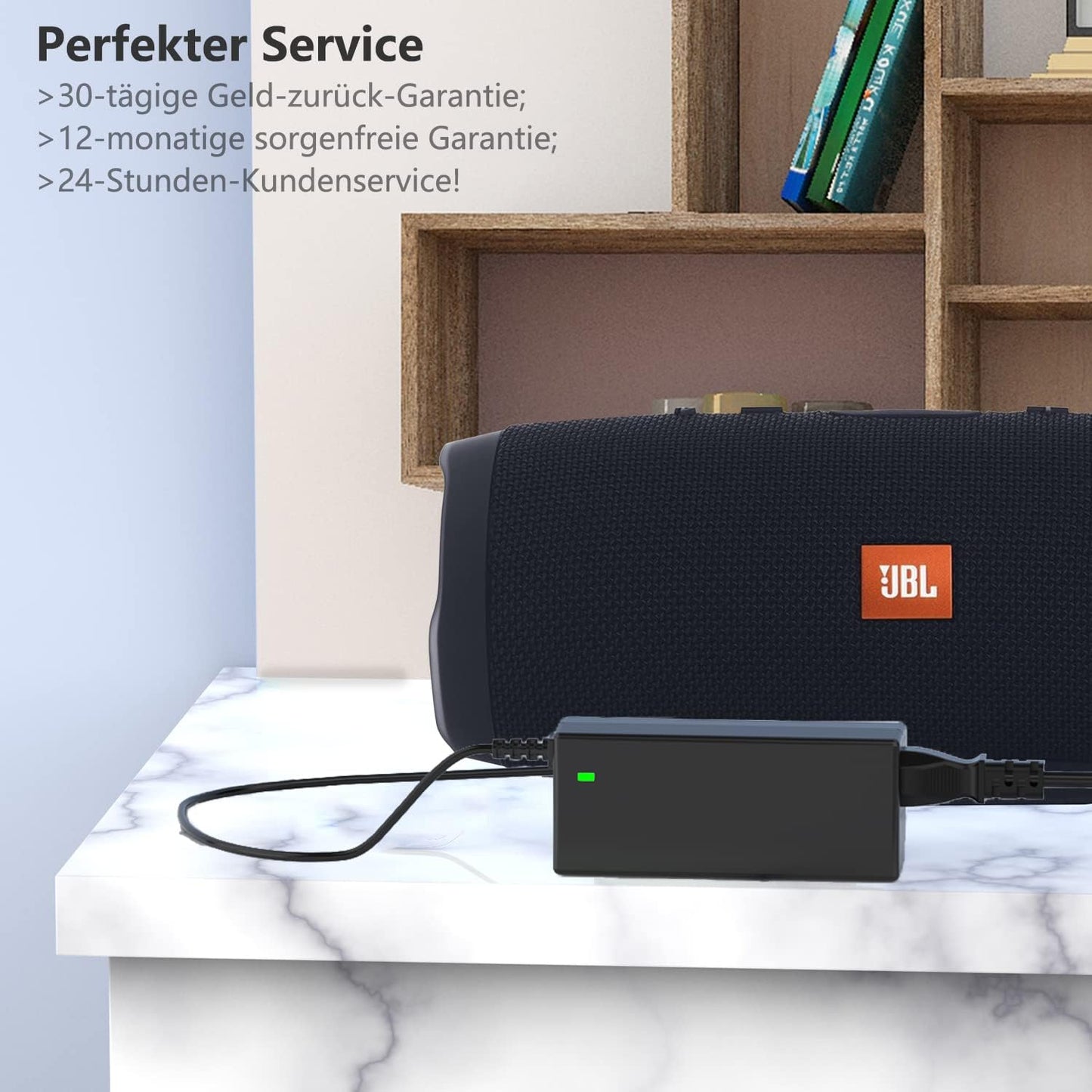 JBL Xtreme 2 - Cavo Di Ricarica per JBL Xtreme 1, JBL Xtreme 2, JBL Boombox 1 2, JBL Xtreme 2 Special Edition, FUGOO XL Bluetooth Speaker Box, 19 V, 3,42 A, Alimentatore Di Rete, 5,5 X 2,5 Mm