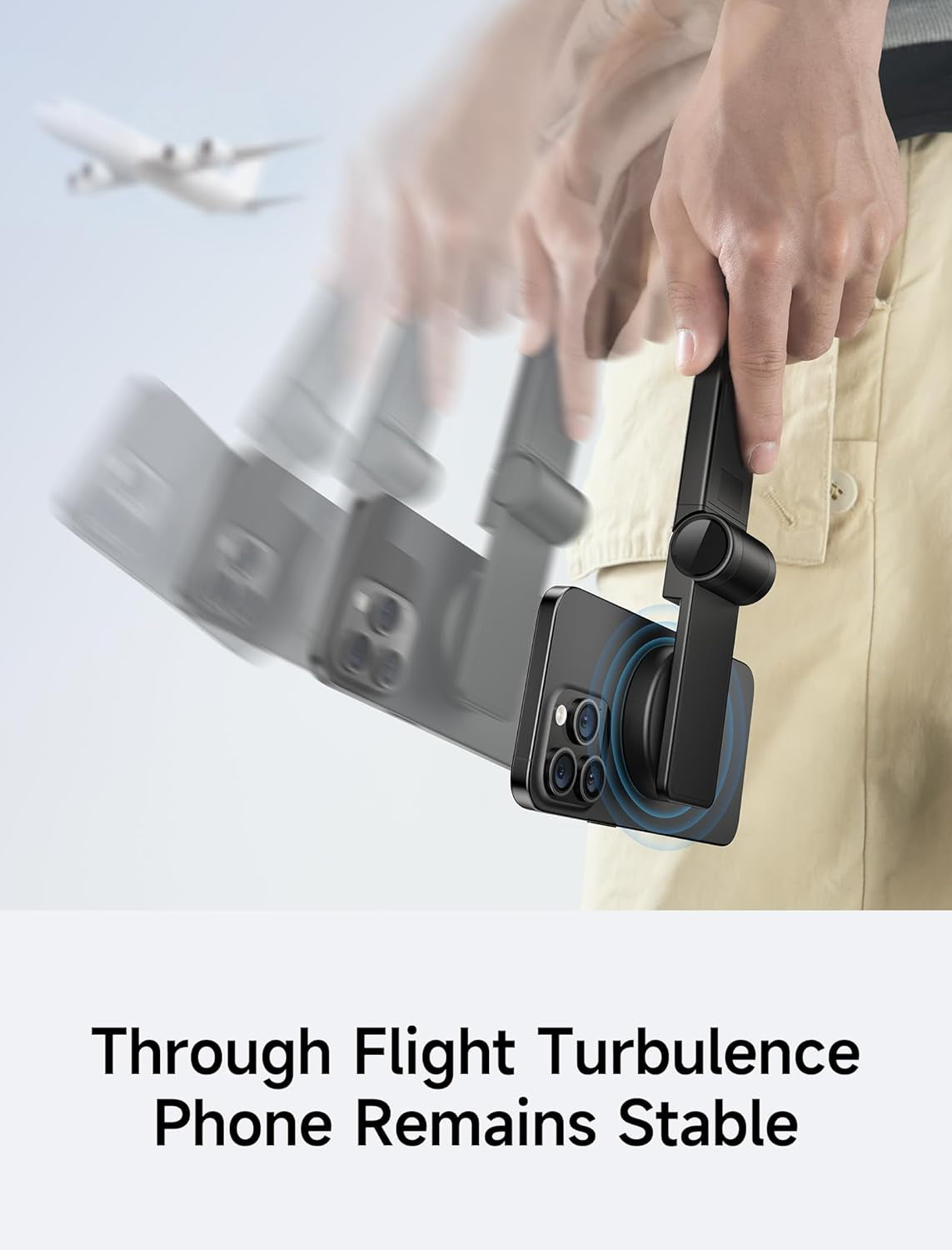 Compatibile Con Magsafe Porta Cellulare per Aereo, Accessori Magnetici Da Viaggio per Aereo, Porta Cellulare per Aereo, Elementi Essenziali Da Viaggio per Volare per Iphone 15 14 13