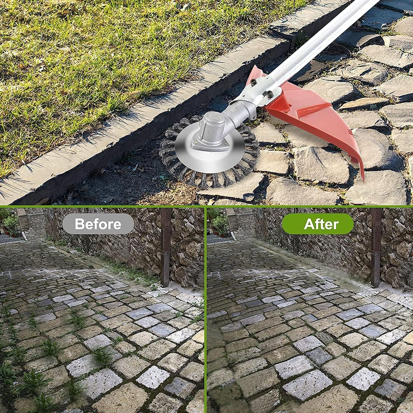 8'' Testa Di Taglio Del Tagliaerba per Tosaerba Da Giardino, Affilato, Altamente Efficiente, Spazzola per Erbacce Da Giardino,Testina Di Ricambio per Sarchiatrice per Tagliare Erba Spessa Ed Erbacce