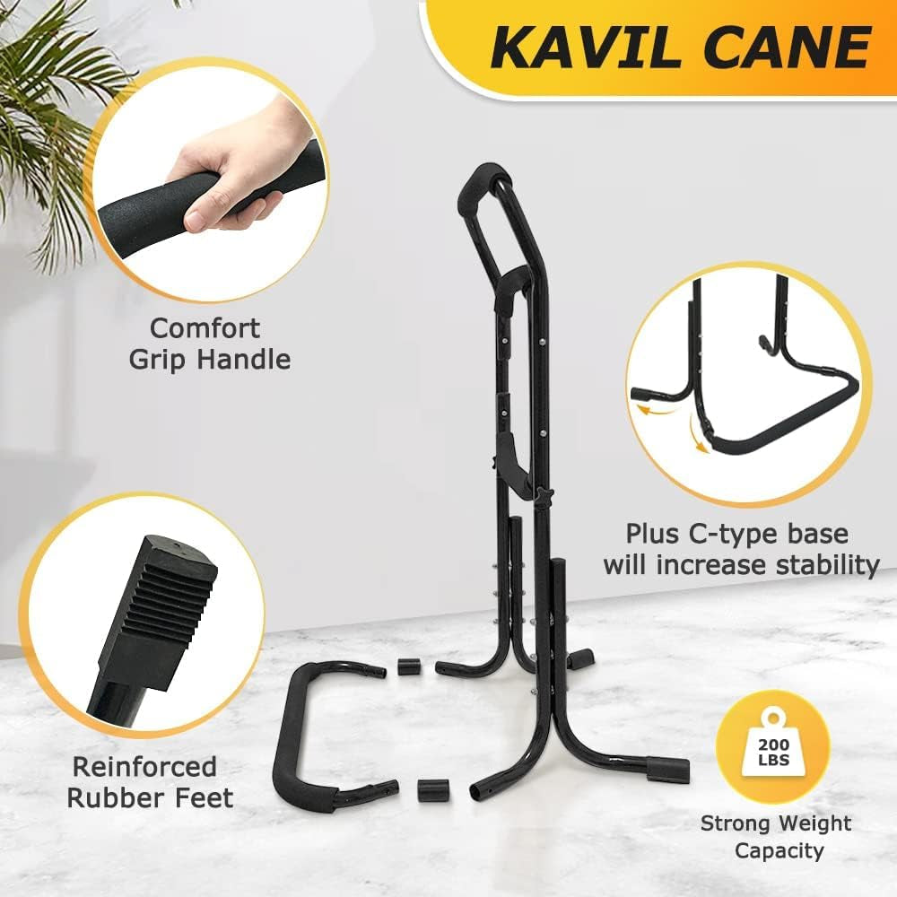 Bastone Da Passeggio per Donne Anziane Equilibrio Confortevole E Resistente per Scale per Anziani Stabilità Sedia Aiuti Stand up Canna Da Stand up Stand Stander Stand Alone Wide