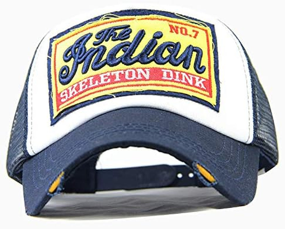 Trucker Cappellino Western Indian – Berretto Da Baseball Regolabile in Rete Snapback, Da Uomo, Donna, Protezione Solare, Estate E Outdoor, 55 Fino a 59 Cm