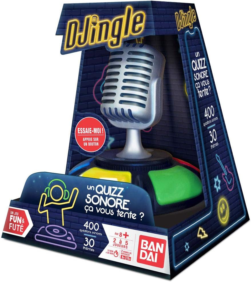 - Funs & Futés-Djingle-Blind Test Società, Gioco D'Atmosfera Interattivo per La Famiglia E Gli Amici, ZZ06208