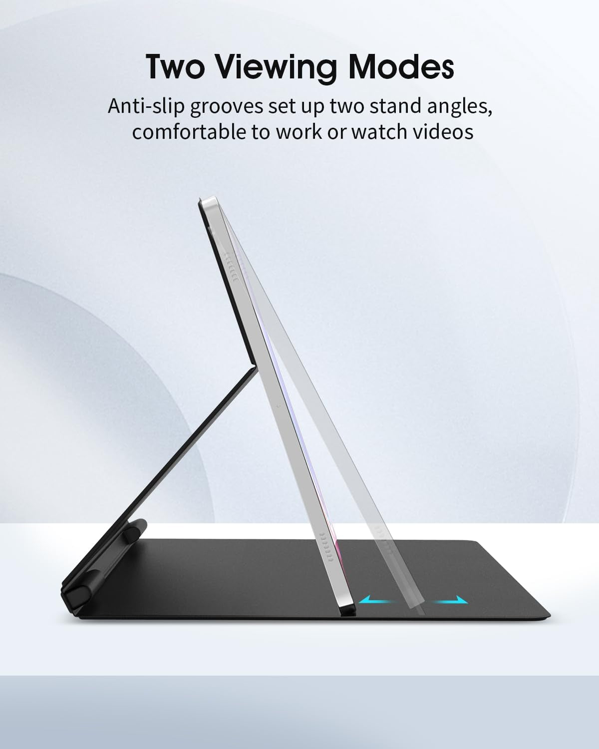 Custodia Magnetica Compatibile Con Galaxy Tab S9 2023 SM-X710/SM-X716B/SM-X718U, Cover per Galaxy Tab S9 11 Inch, Sottile E Leggero Supporto Con Slot Incorporato per S Pen, Nero