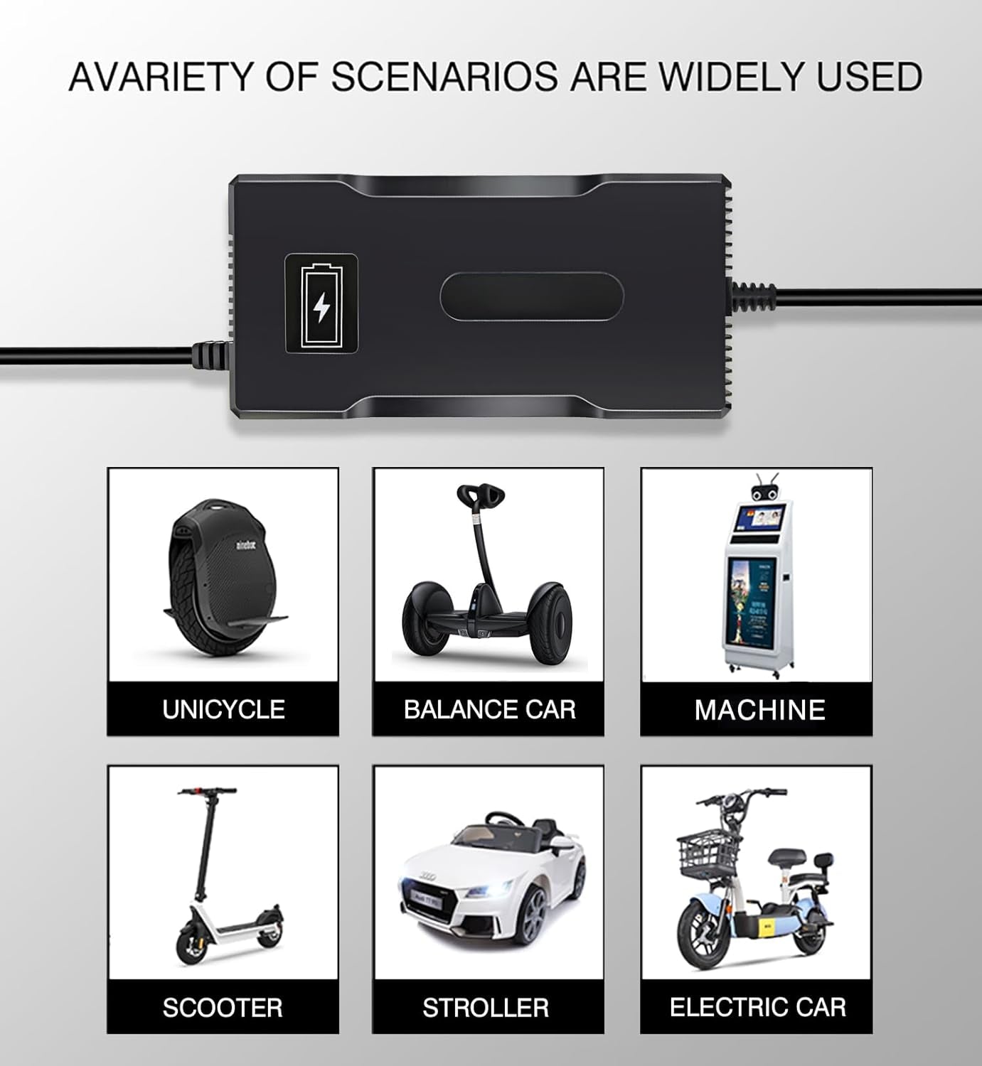 Lifepo4 - Caricabatterie Automatico Lifepo4, 14,6 V, 10 A, per Batteria Al Litio Da 12 V (12,8 V), Intelligente Ad Alte Prestazioni, Lifepo4, per Auto, Moto, Tosaerba