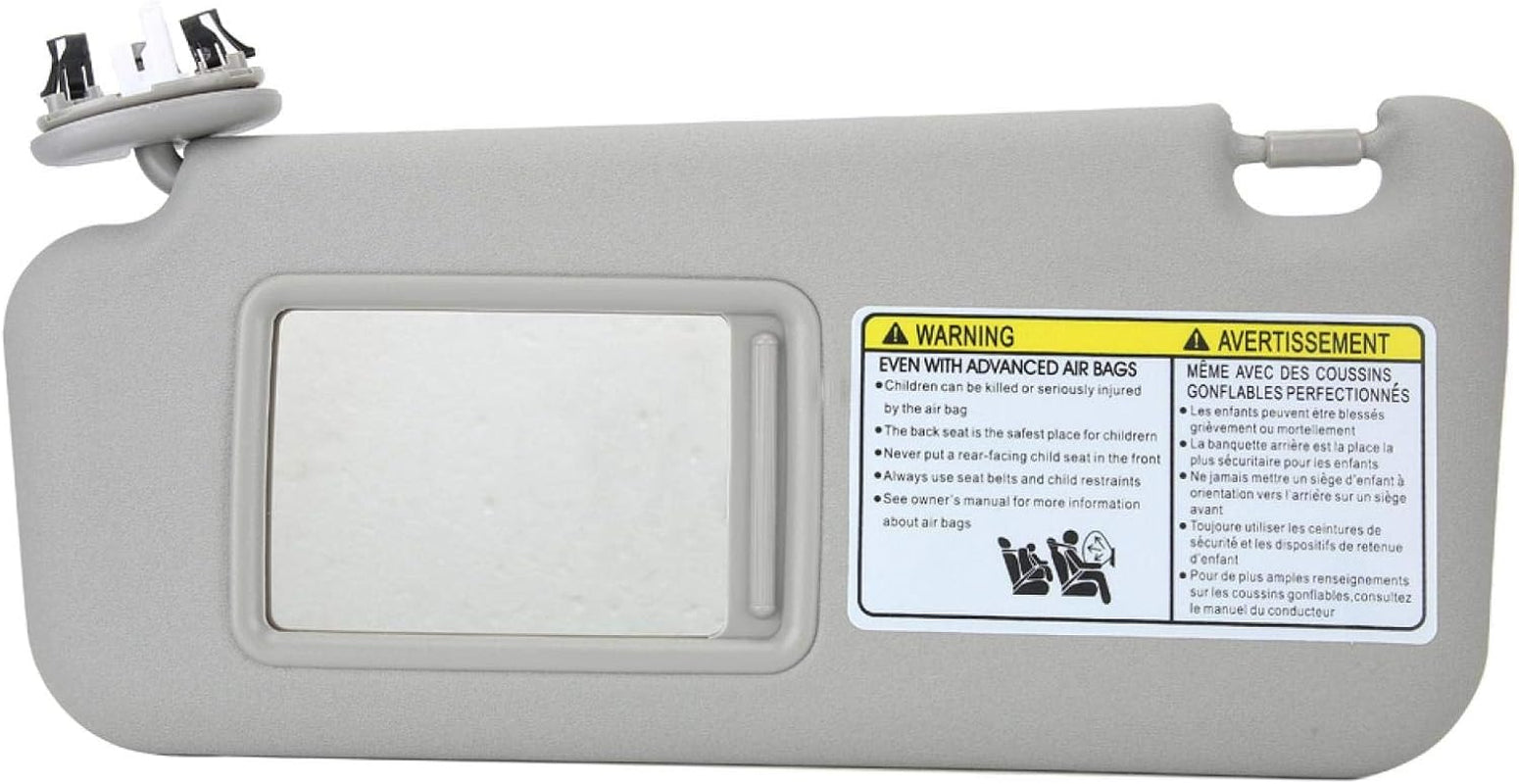 Parasole Sostituzione per Auto, Parasole Lato Guida Sinistro 74320 42501 B2 Ricambi Sostituzione per Camion Sostituzione per Auto Adatti Sostituzione per 2006 2009 Grigio