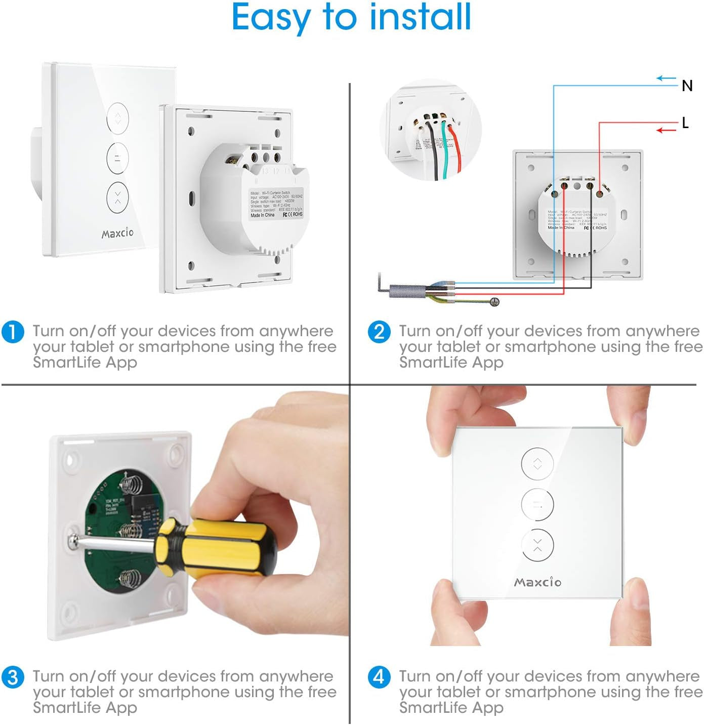 Curtain Switch-Z 1 2 4 P (1 Pezzo)