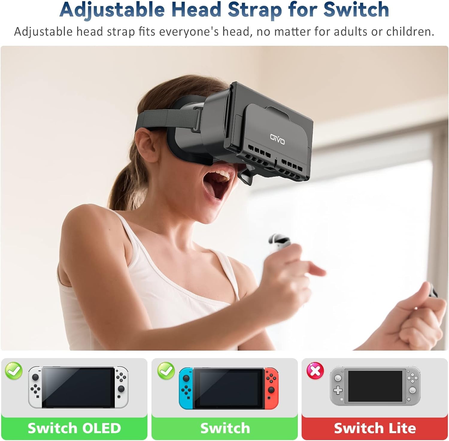 VR per Nintendo Switch E Nintendo Switch OLED, Realtà Virtuale per Nintendo Switch, Occhiali 3D per Nintendo Switch, Occhiali VR per Nintendo Switch E Nintendo Switch OLED