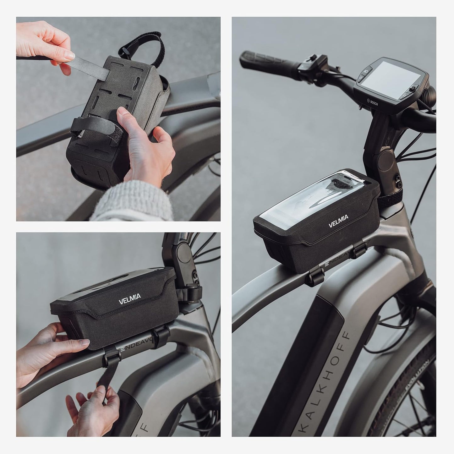 Innovativa Borsa Da Bicicletta Con Chiusura Magnetica, Funziona Come Borsa per Telaio E Borsa per Manubrio, Accessorio per Bicicletta, Borsa per Manubrio Bicicletta, Borsa per Bicicletta