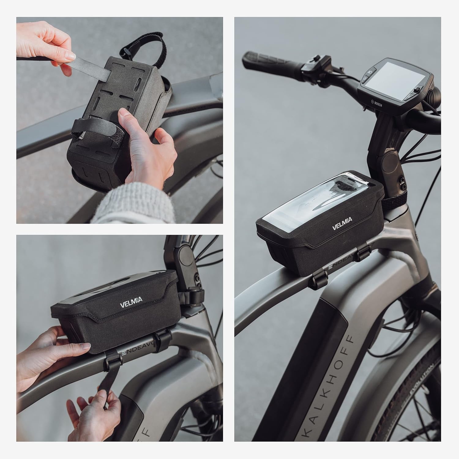 Innovativa Borsa Da Bicicletta Con Chiusura Magnetica, Funziona Come Borsa per Telaio E Borsa per Manubrio, Accessorio per Bicicletta, Borsa per Manubrio Bicicletta, Borsa per Bicicletta