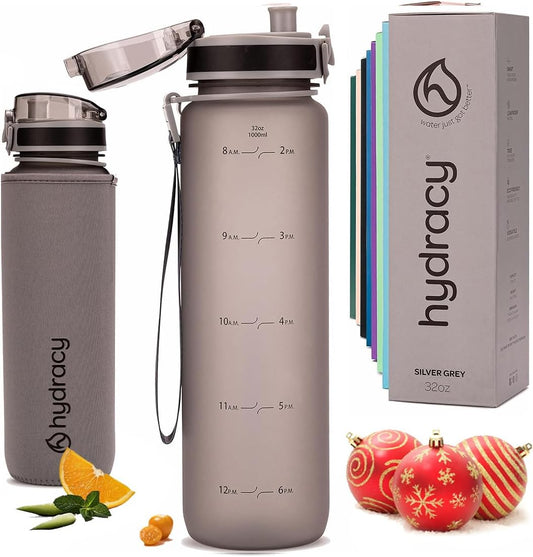 Borraccia Motivazionale Con Indicatore Di Orari - Borraccia Palestra Senza BPA - a Prova Di Perdite E anti Condensa - Borraccia Colino per Infusione Di Frutta