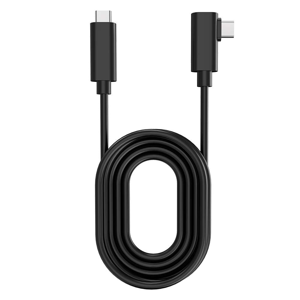 Cavo Da USB C a USB C 3.2 Gen 1, Cavo Di Ricarica E Trasferimento Dati Di Tipo C a 90 Gradi per Sony Alpha 1 A7C A7SIII A7RIV A7III A7RIII Canon EOS R5 R6 R RP G5X Mark II G7X Mark III Fuji XT3 XT4, 5