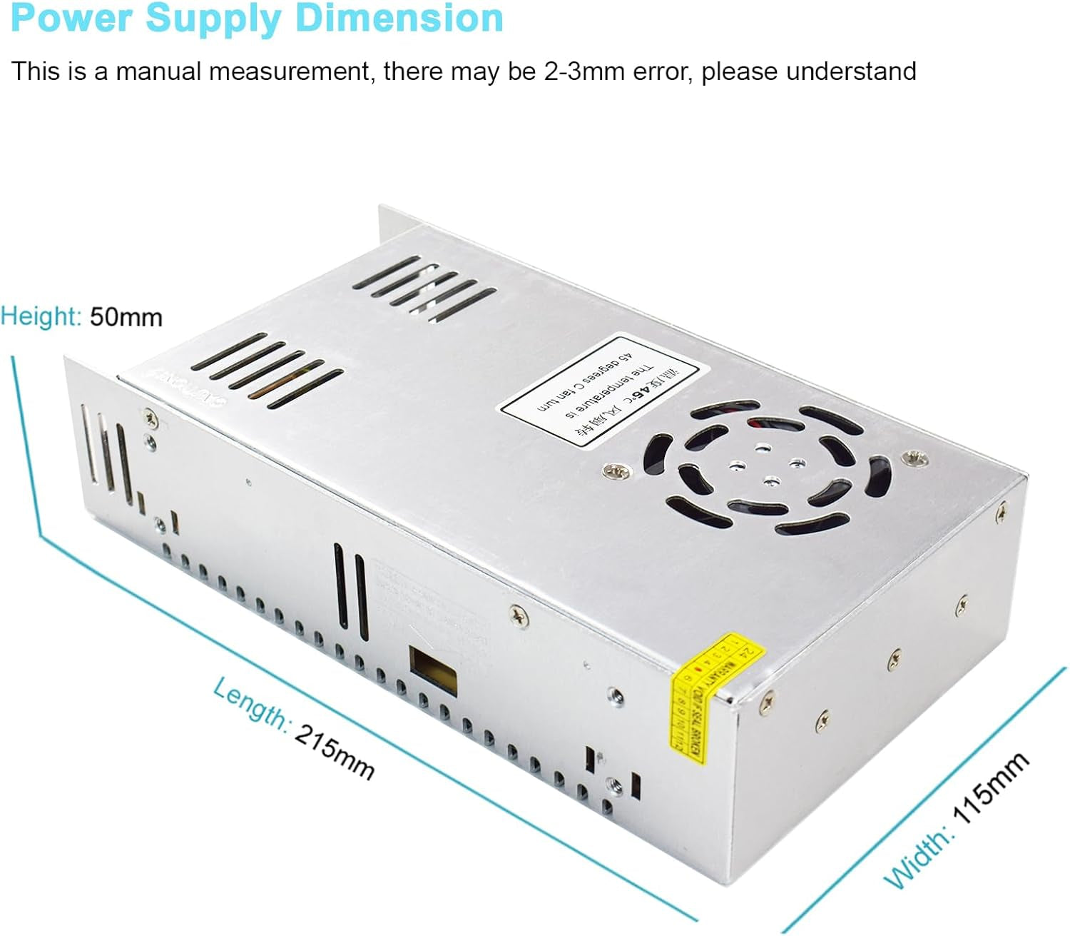 LED Interruttore Di Alimentazione Trasformatore Di Tensione AC 110/220V a DC 5V 60A 300W per Display a LED